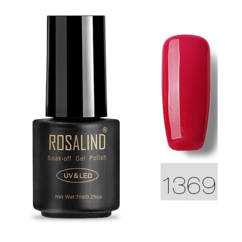 Rosalind Soak Off UV Nail Gel Polish 7ml Color -