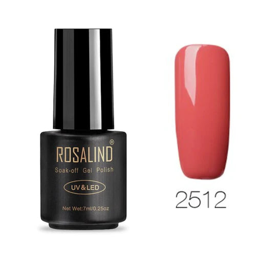 Rosalind Soak Off UV Nail Gel Polish 7ml Color -