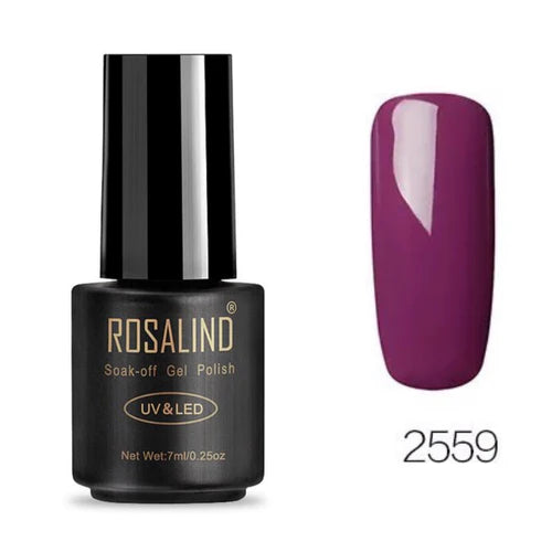 Rosalind Soak Off UV Nail Gel Polish 7ml Color -