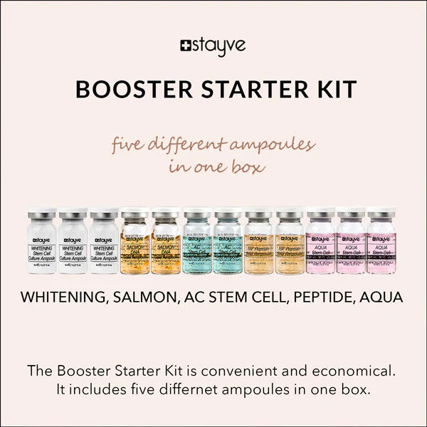 Stayve Booster Starter kit BB Glow Booster Starter Ampoule Kit Liquid for Micro needles Treatment