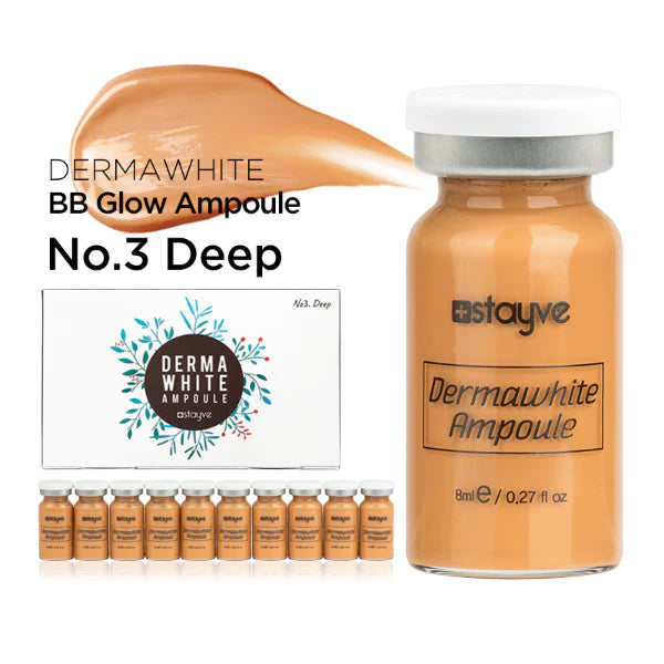 Stayve Dermawhite BB Glow Foundation Ampoule Range - Complete Kit