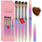 4pcs Kolinsky Acrylic Nail Brush Set Size Acrylic Powder Application Brushes Art Extension & Carving Salon Home Uñas