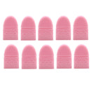 10Pcs Nail Polish Clip Soak Off Silicone Cap Gel Remover Wraps Nail Degreaser Cleaner Tips Fingers Varnish Manicure Clips Tools