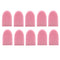 10Pcs Nail Polish Clip Soak Off Silicone Cap Gel Remover Wraps Nail Degreaser Cleaner Tips Fingers Varnish Manicure Clips Tools