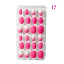 Finger Princess Nail 24PCS/1Box Bag Wearable Nails Nail Finished Nailes for Children Patch Nail Finished False