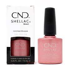 CND Shellac UV Nail Gel Polish 7.3ml Color - Untitled Bronze