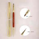 Dual-ended Acrylic Nail Brush Nail Art Brushes Gel Nail Polish Liner Flower Painting Drawing Manicure Tools Nail Brushes Nails