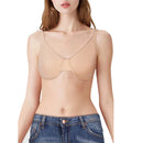 BLS Bra Gray Melange Camille Wired And Non Padded Cotton