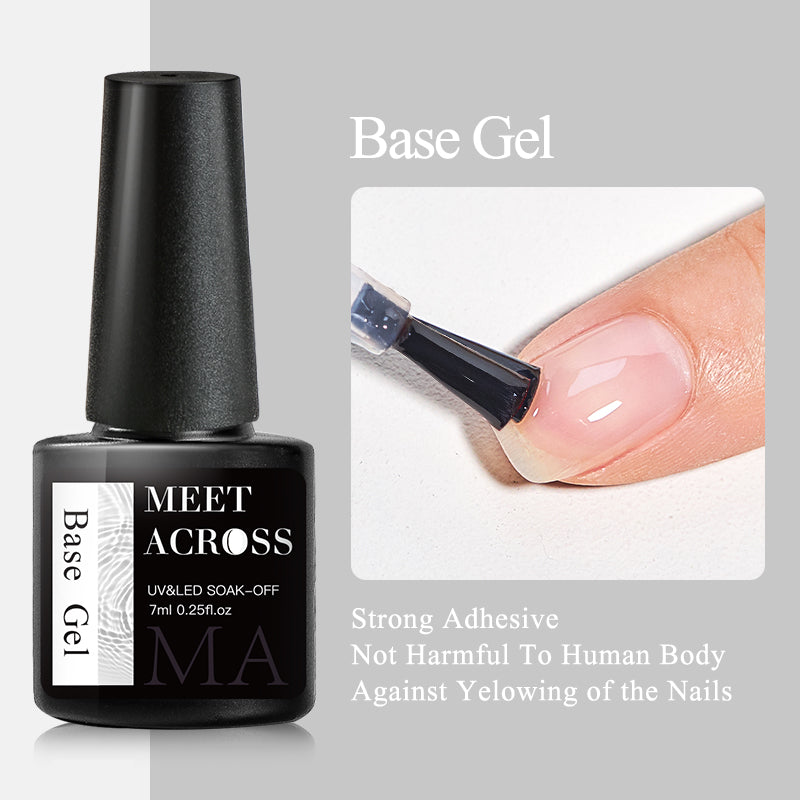 MEET ACROSS 8ML Quick Extension Nail Gel Vernis Nude Milk White Gel Nail Polish UV Semi Permanent Nails Art For Manicure Tools