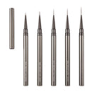 Nail Liner Brush Set Drawing Line Stripe Painting Flower Pen Metal Handle Nail Brushes Nail Art Manicure Tool New 6/9/12/15/18mm