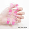 New Marble Gel Nail Strips Patch Sliders Flowers Gradient Color Adhesive Full Cover Gel Nail Stcikers UV Lamp Cured Manicure