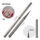 Nail Liner Brush Set Drawing Line Stripe Painting Flower Pen Metal Handle Nail Brushes Nail Art Manicure Tool New 6/9/12/15/18mm