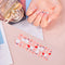 Girls Full High Quality Patterned Nail Stickers Wholesale Supplise Nail Strips Art Removable Nail Stickers for Convenience