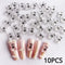 Alphabet Cartoon Bear Accessories Resin Diy Nail Decoration Handmade Materials Nail Supplies Kit Nail Decoration Charms Art