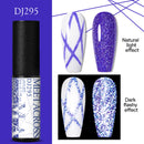 MEET ACROSS 5ml Liner Nail Gel Polish 28 Colors Black White French Pull Line Painting Varnish For UV Nails Art Design Manicure