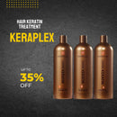 Caviar Keratin Hair Treatment Set - Shampoo and Conditioner, 1000ml per Bottle