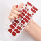 Fully Attached Finished Nail Plate Strips Semi Cured Gel Stickers Required Gel Polish Wraps Gel Art Stickers for Women Girls