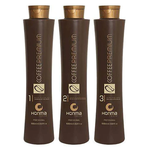 Coffee Premium Keratin 1000ml x 3 Treatment Kit