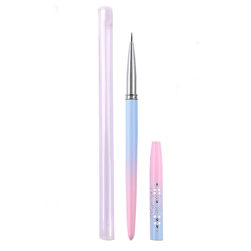 15Pcs Nail Art Brush French Painting Acrylic Brush Flower Design Line Drawing Pen Nail Gel Brush DIY ManicureAcrylic Nail Brush