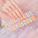 Girls Full High Quality Patterned Nail Stickers Wholesale Supplise Nail Strips Art Removable Nail Stickers for Convenience