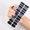 Fully Attached Finished Nail Plate Strips Semi Cured Gel Stickers Required Gel Polish Wraps Gel Art Stickers for Women Girls