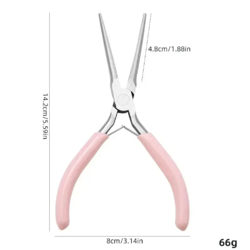 Nails Shaping Tools Multi-Function Nail Art Shaping Clip Tweezers Manicure Tool Gel Toolses Carbon Steel Pointed Shaping Pliers