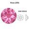 Swarovski Flat Back Stones For Nail Art - Rose (209)