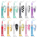 Gold Metal Nail Art Pen Waterproof Polishmarker for Graffiti Design Paint Line Pencil Gel Nail Enhancement Tools Nail Polish