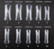 20 Pcs POLY GEL FALSE NAILs TIPS FOR FULL COVER UV GEL ACRYLIC NAIL ART NAILS EXTENSION MOLD FAKE TRANSPARENT MODEL FORM