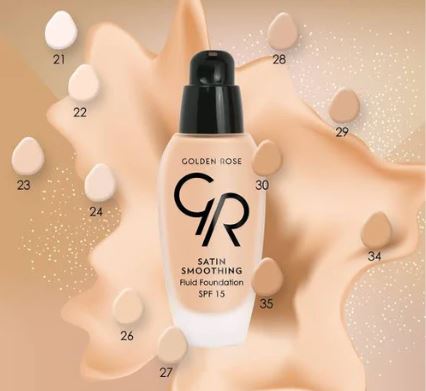 Golden Rose Fond De Tent Fluide Foundation 28 with SPF 15