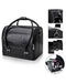 Professional Makeup Train Case, Flymei Large Space Make Up Vanity Long Stand Black Bag