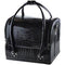 Professional Makeup Train Case, Flymei Large Space Make Up Vanity Long Stand Black Bag