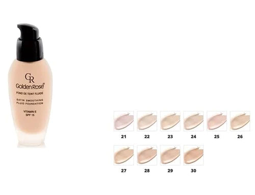 Golden Rose Fond De Tent Fluide Foundation 27 with SPF 15