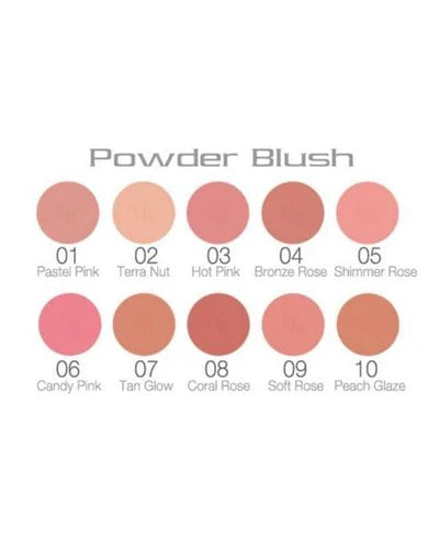 Golden Rose Powder Blush on 02 Terra Nut