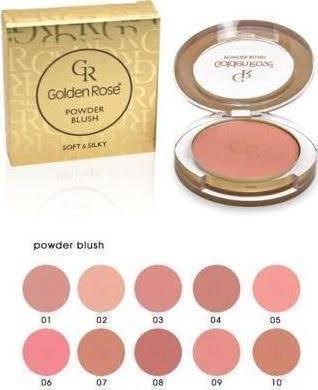 Golden Rose Powder Blush on 09