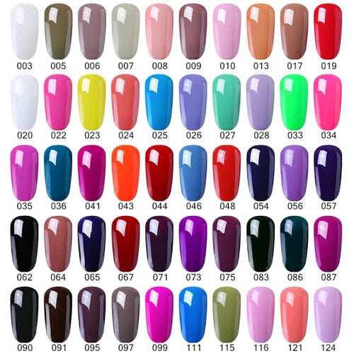 Pack Of 25 Elitte 99 Soak Off UV Gel Nail Gel Polish 10ml