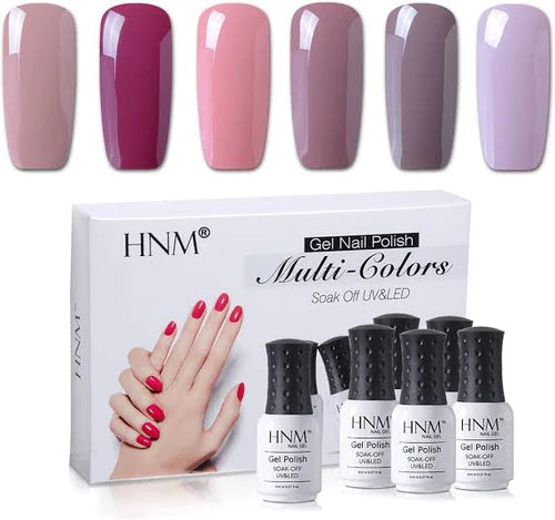 Pack Of 10 H and M Soak Off UV Gel Nail Gel Polish 8ml