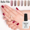 Pack Of 10 Belle Fille Nail Gel Polish 10ml