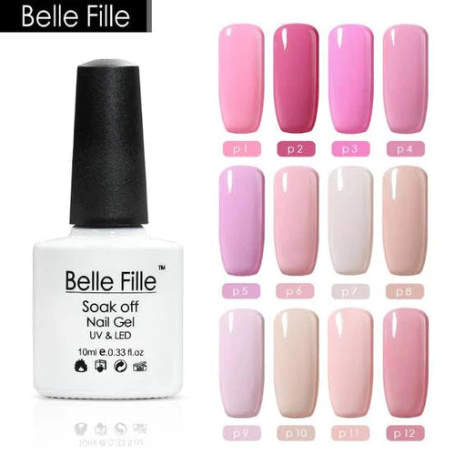 Pack Of 50 Belle Fille Nail Gel Polish 10ml