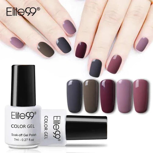 Pack Of 25 Elitte 99 Soak Off UV Gel Nail Gel Polish 7ml