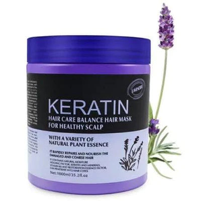 Keratin Hair Care Balance Hair Mask Lavender Hair Treatment 1000ml