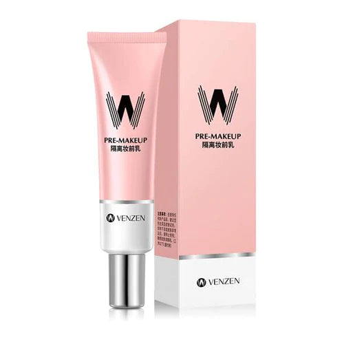 VENZEN Hydrating Bottoming Cream Pink Isolation Makeup Pre-milk Base Concealer Primer Invisible Pore Korea Cosmetics 30ml