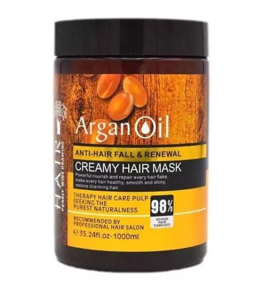 Argan Oil Creamy Hair Mask Anti-Hair Fall and Renewal 1000ml