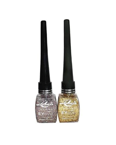 Pack of 2 Christine Water Proof Glitter Eyeliner Multicolour