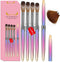 4pcs Kolinsky Acrylic Nail Brush Set Size Acrylic Powder Application Brushes Art Extension & Carving Salon Home Uñas