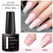 MEET ACROSS 8ML Quick Extension Nail Gel Vernis Nude Milk White Gel Nail Polish UV Semi Permanent Nails Art For Manicure Tools