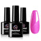 BabeNail Glossay Top Coat, Matt Top Coat & Base coat 21+ Days Long Lasting Nail Gel Polish 7.5ml