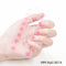 New Marble Gel Nail Strips Patch Sliders Flowers Gradient Color Adhesive Full Cover Gel Nail Stcikers UV Lamp Cured Manicure