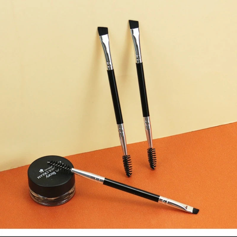 Flat Eyebrow Brush Ultrathin Eyebrow Makeup Brush Flat Eyeliner Brush Thin Eye Liner Brow Contour Beauty Brush Tool