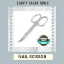 Nail Scissors Stainless Steel Curved, Premium Quality - Professional Use